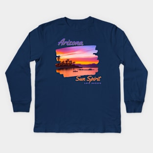 Arizona Sun Spirit Lake Havasu Series Kids Long Sleeve T-Shirt